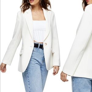 Topshop Clean Crepe Blazer